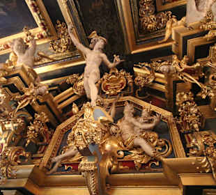 Detail Götterpforte im Goldenen Saal
