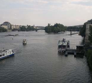 Blick auf die Moldau