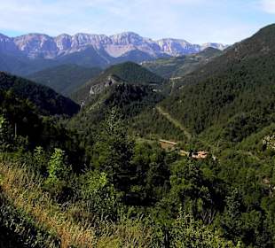  Serra del Cadi von Martinet-Montellà aus