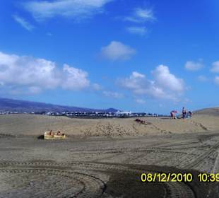 Strandsituation Maspalomas Gran Canaria