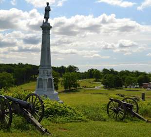 Der Military Park in Gettysburg, PA