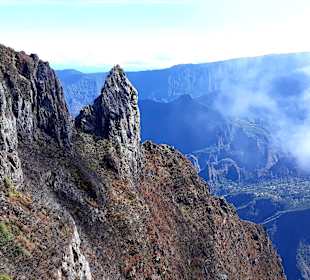 Blick in den Talkessel von Mafate