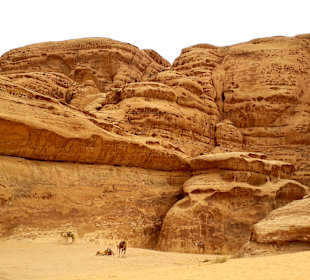 Wüstenlandschaft Wadi Rum