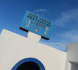 Unterwegs am Leuchtturm. Einheimisches Fischrestaurant
