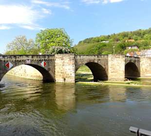Blick auf die Alte Werrabrücke