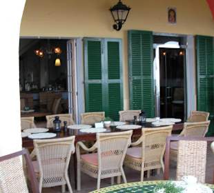 Blick über die Terrasse