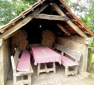 Lauschige Plätze im alten Backhaus