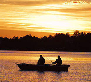 Sonnenuntergang am Klopeiner See