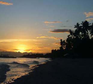 Sonnenuntergang am Alona Beach- Panglao