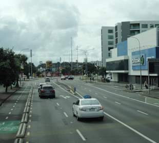 Mit dem Hop on Hop off Bus in Auckland unterwegs