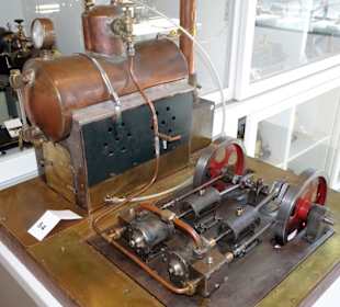 In der Maschinenhalle des Museums Kupfermühle