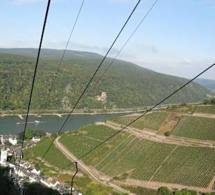 Blick aus der Seilbahngondel