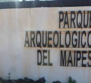 Zugang Archäologiepark Maipés