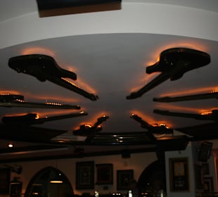 Decke über Tanzfläche