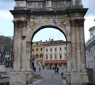 Andere Seite vom Bogen