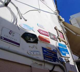 Santorin selbst im Bild Landschaft, Stadt