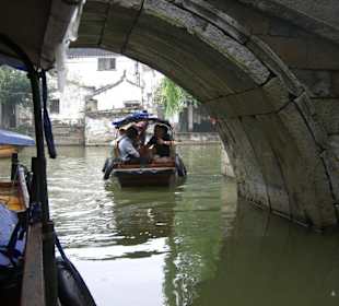 Fahrt auf den Kanälen