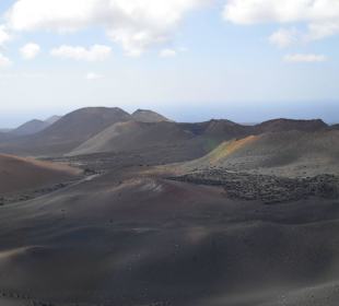 Vulkanberge vom Bus aus