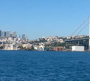 Blick auf Skyline von Istanbul