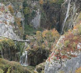 Bei den Plitvicer Seen