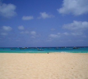 Strand von der Promenade aus gesehen