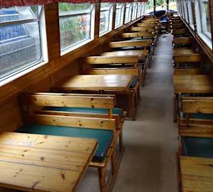 Sitzen wie Hühner auf der Stange, nicht viel Platz