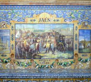 Keramikmotiv von Jaén