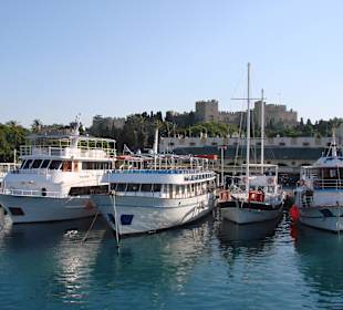 Rhodos Stadt - Blick auf den Großmeisterpalast