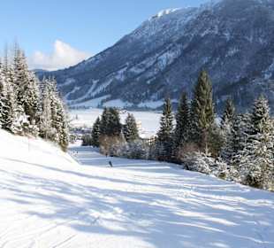 Ski fahren vor der Haustür