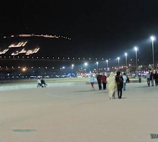 Strandpromenade abends