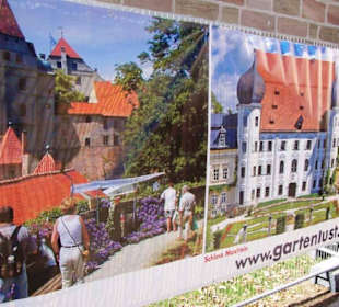 Werbung mit den Schlössern in Bayern