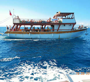 Das 2. Schiff, welches mit uns auf Tour war