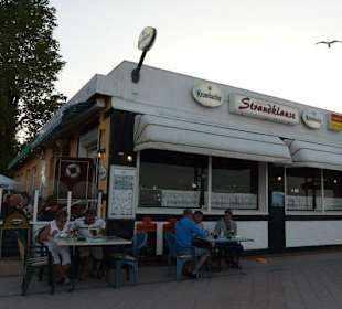 Shops and Restaurants at Sea Front in Dahme