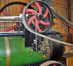 Lokomobile im Landwirtschaftsmuseum