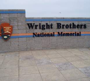 Zufahrt zum Wright Brothers Memorial