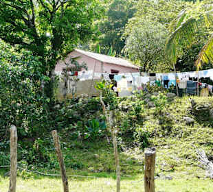 Hütte der Dorfbewohner