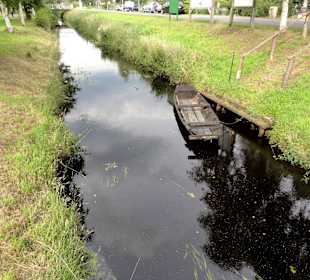 Oste-Hamme-Kanal am Hafen