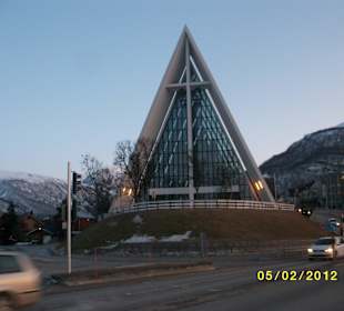 Nochmal die Eiskirche in Tromsö