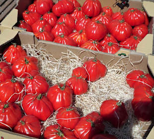 Impressionen vom Wochenmarkt Saint-Cyprien-Plage