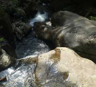Beim Hochfall-Wasserfall bei Bodenmais