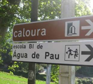 Runter geht es nach Agua de Pau