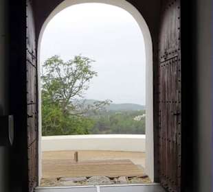 Aussicht vom Inneneingang