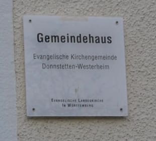 Evangelisches Gemeindehaus Donnstetten