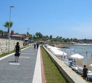 Die neue Strandpromenade