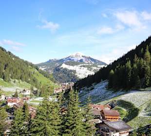 Blick nach Wolkenstein