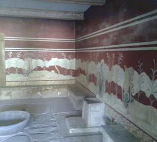 Raum mit Wandmalerei