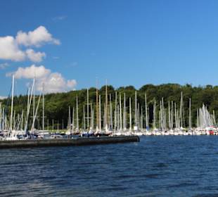 Blick auf die Strandpromenade