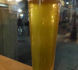Im Restaurant Pankejk zu einem Absacker