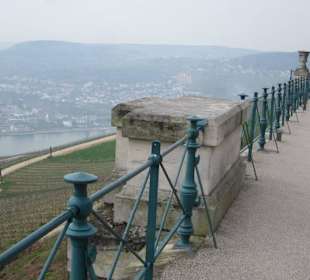 Am Denkmal am Niederwald