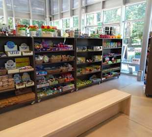 Blick in den Shop des Schmetterlingsgarten